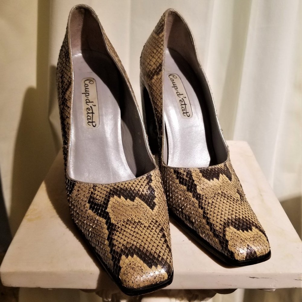 Coup d’etat Fame real python 9 M Spain arched heel